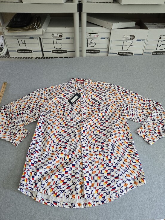 TOMMY JEANS Other - Tommy Jeans Men's RLX COLOR Block Rugby/Skate Button Down Shirt Large NEW